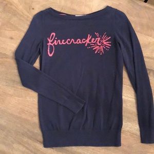 Lilly Pulitzer “Firecracker” sweater